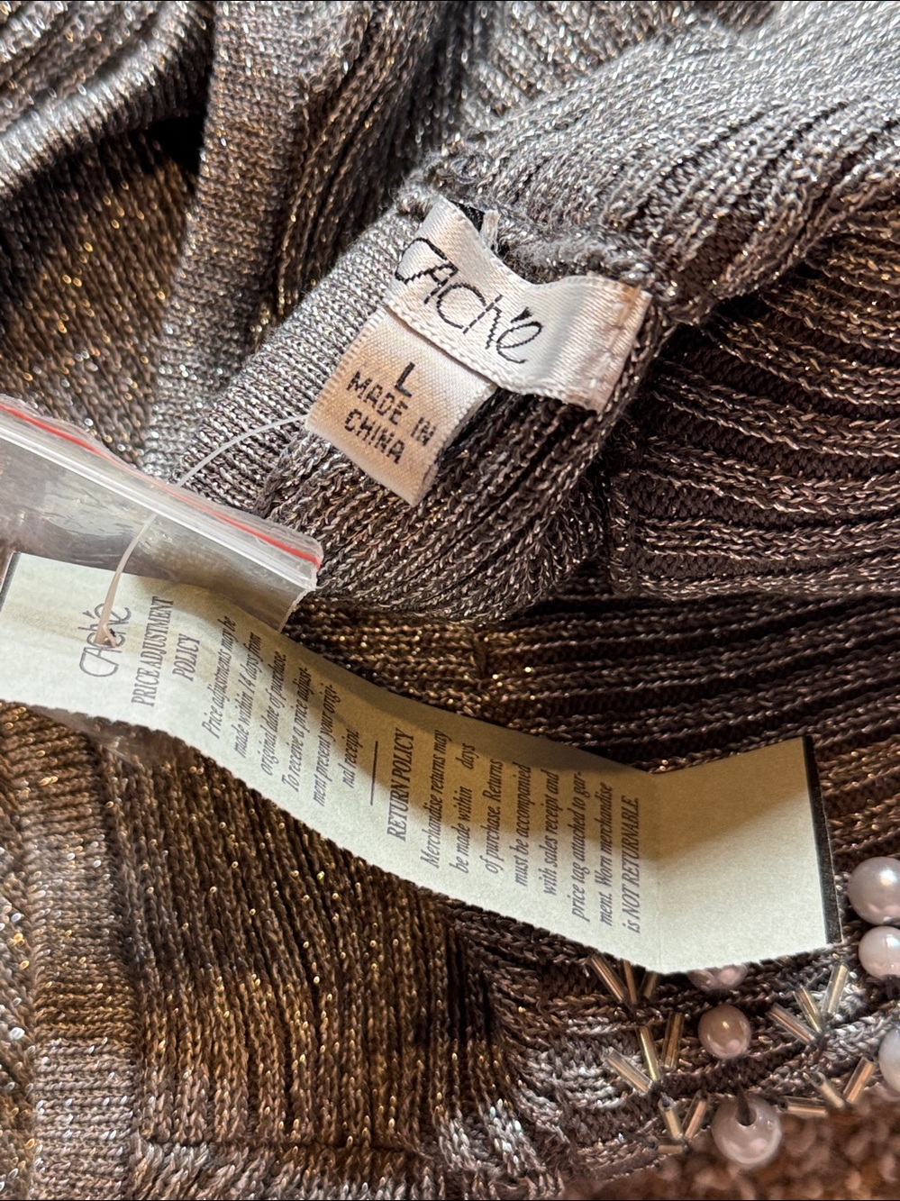 Cache Beaded Tank Blouse - Picture 5 of 6